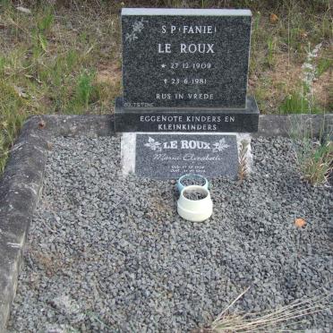 ROUX S.P., le 1909-1981 &amp; Maria Elizabeth 1920-2010