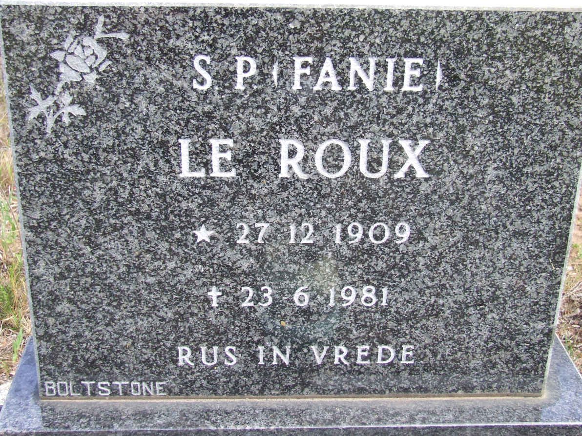 ROUX S.P., le 1909-1981