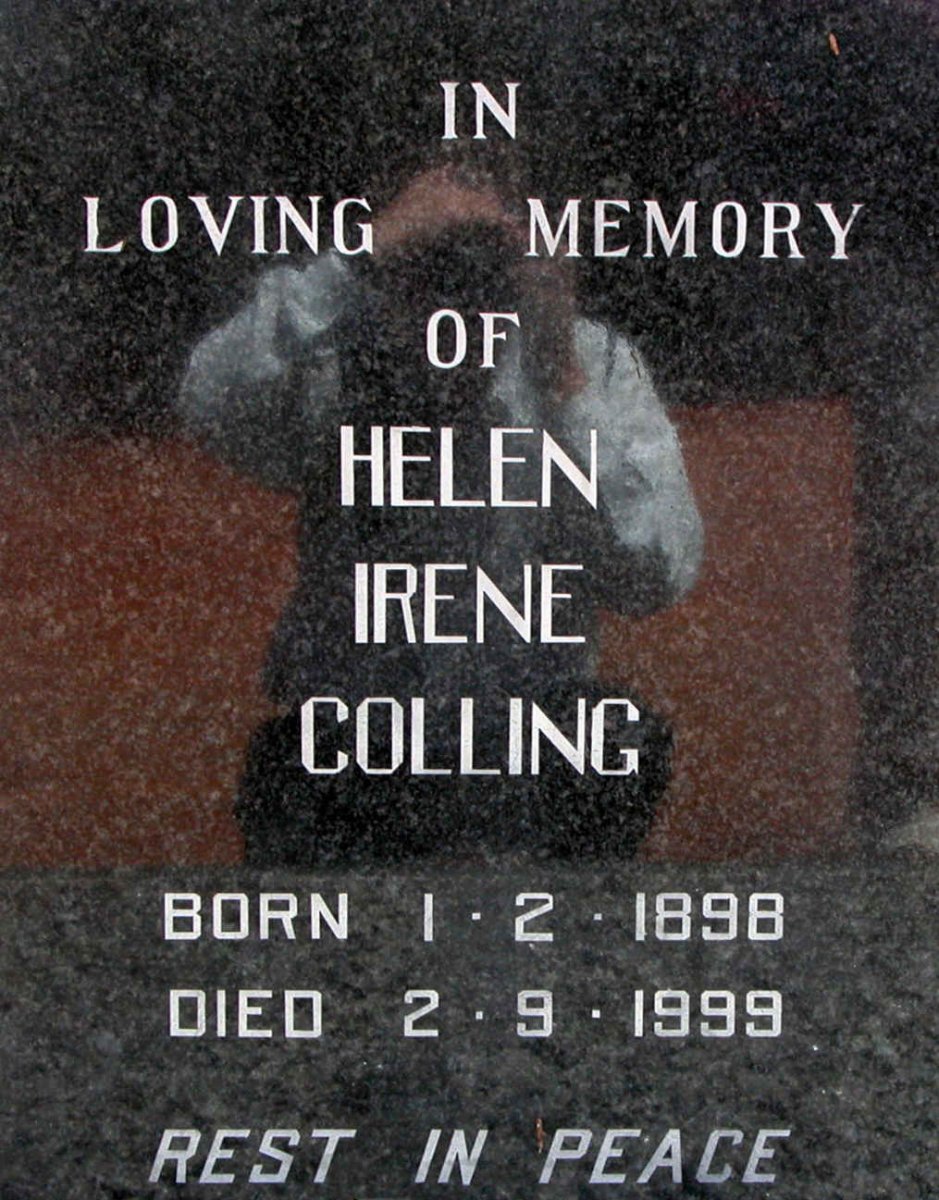 COLLING Helen Irene 1898-1999
