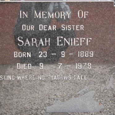 COLLING Sarah Enieff 1889-1978