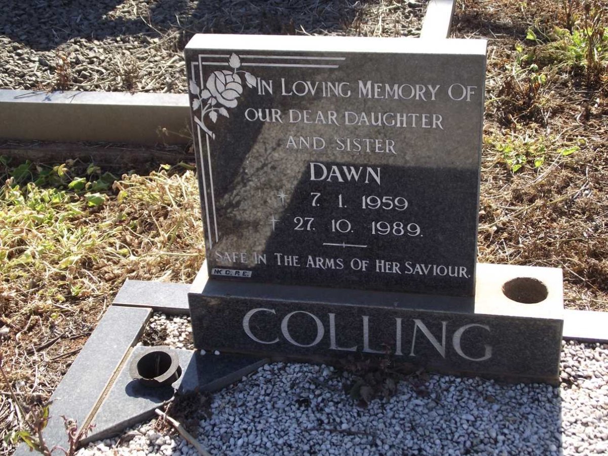 COLLING Dawn 1959-1989