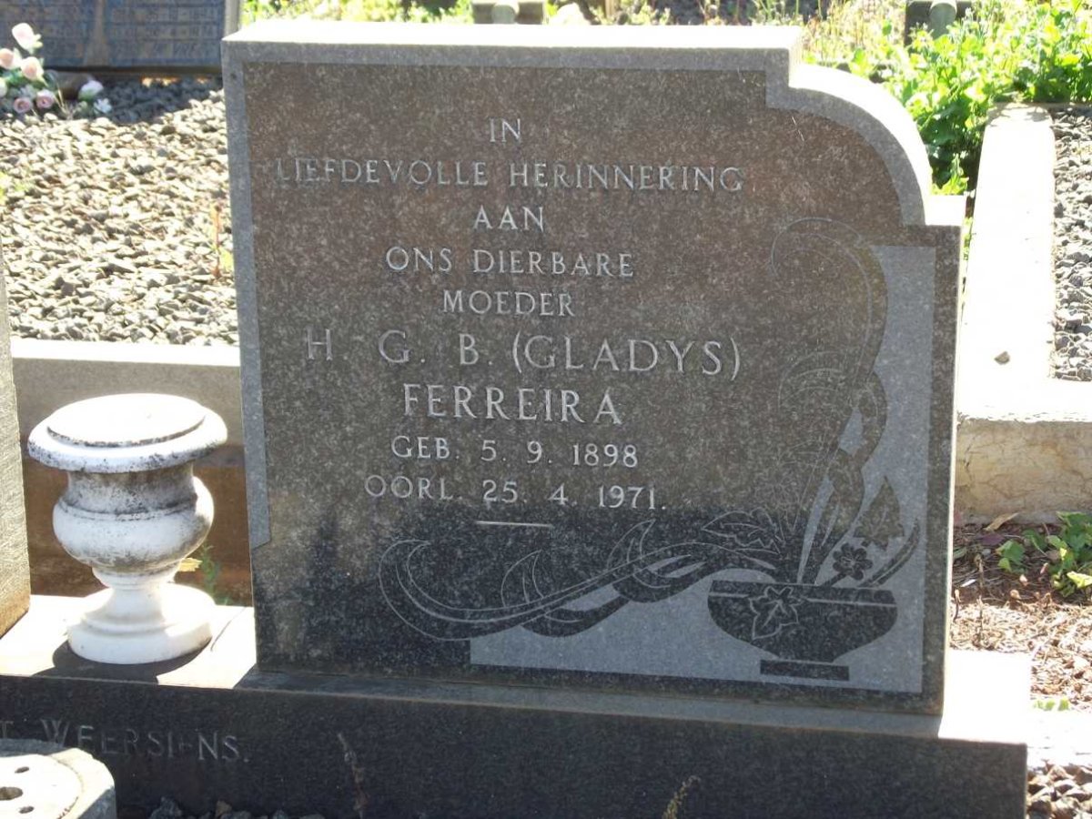 FERREIRA H.G.B. 1898-1971
