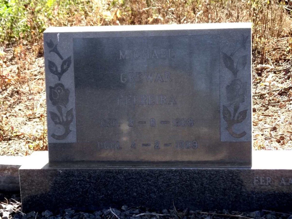 FERREIRA Michael Grewar 1908-1989