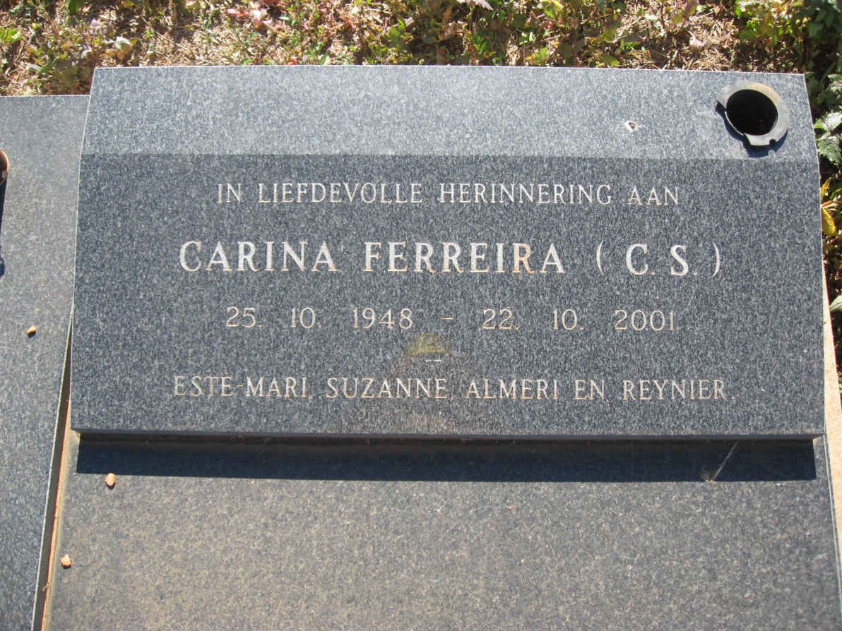 FERREIRA C.S.  1948-2001