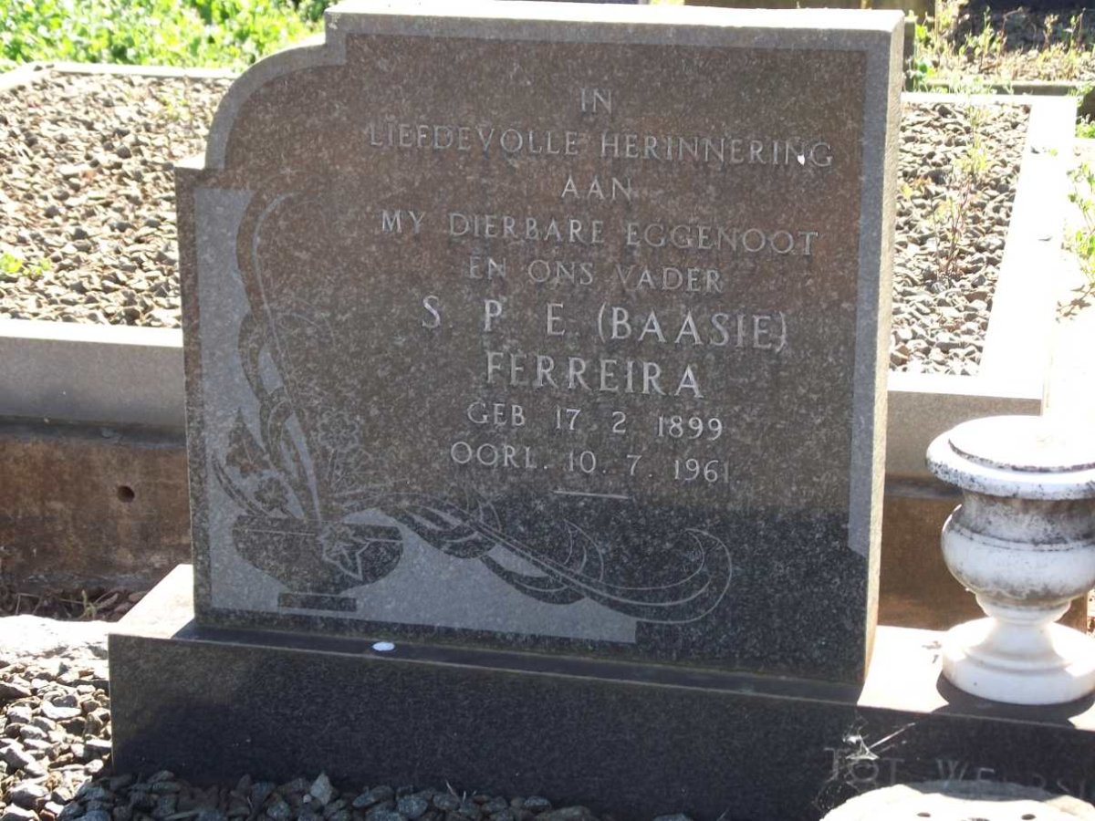 FERREIRA S.P.E. 1899-1961
