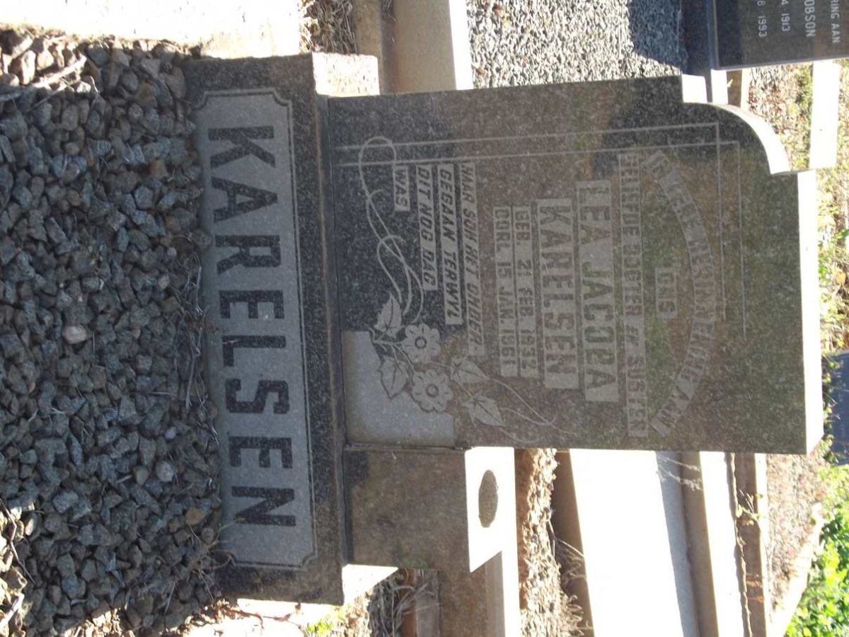 KARELSEN Lea Jacoba 1932-1961