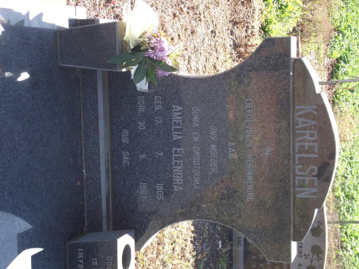 KARELSEN Amelia Elenora 1905-1987