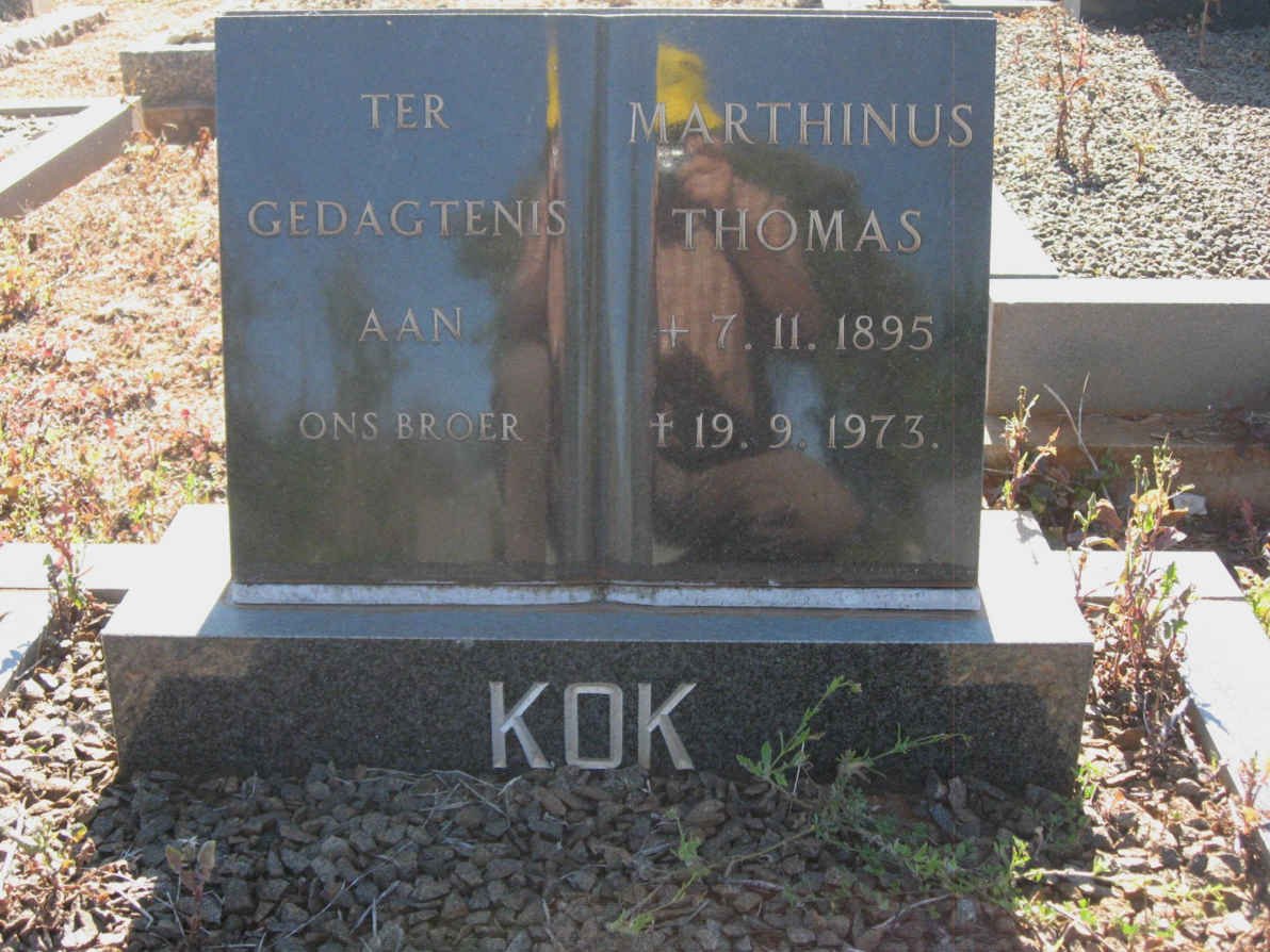 KOK Marthinus Thomas 1895-1973