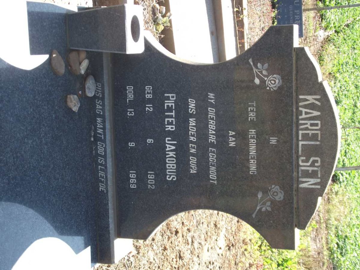 KARELSEN Pieter  Jakobus 1902-1969