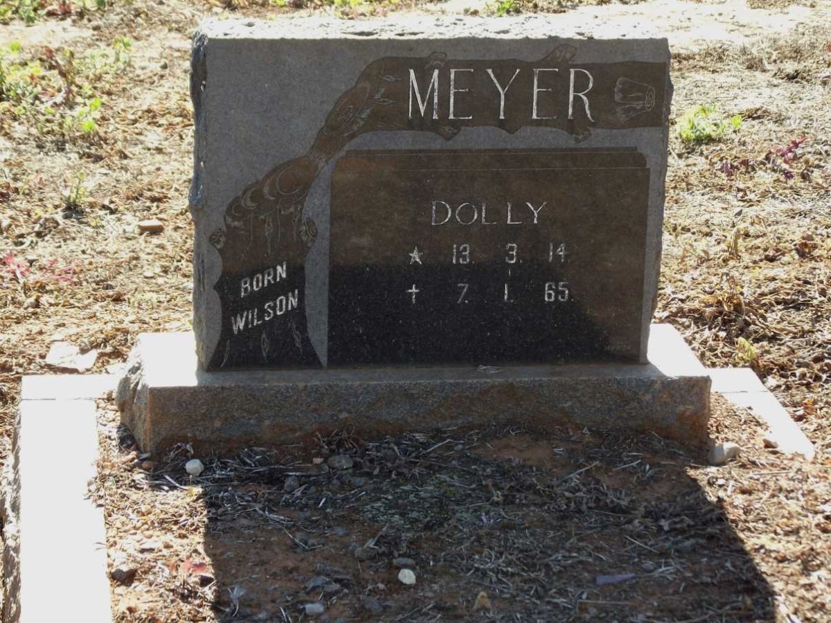 MEYER Dolly nee WILSON 1914-1965