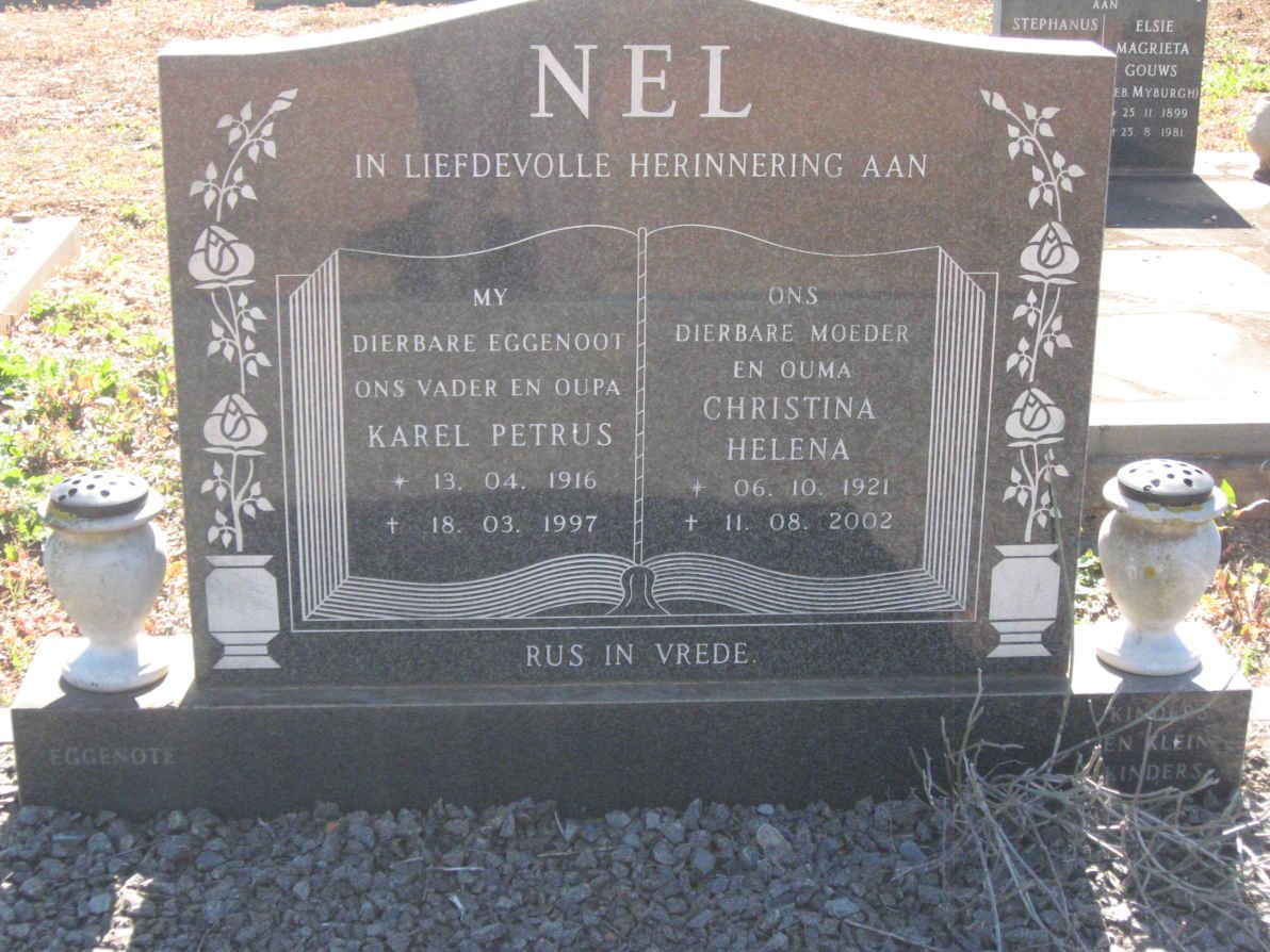 NEL Karel Petrus 1916-1977 &amp; Christina Helena 1921-2002
