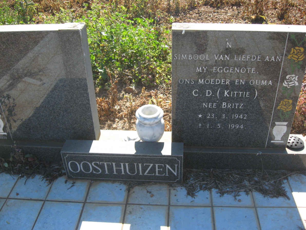 OOSTHUIZEN C.D. BRITZ 1942-1994