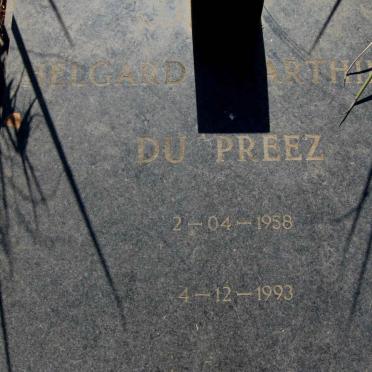 PREEZ Helgard Marthinus, du 1958-1993