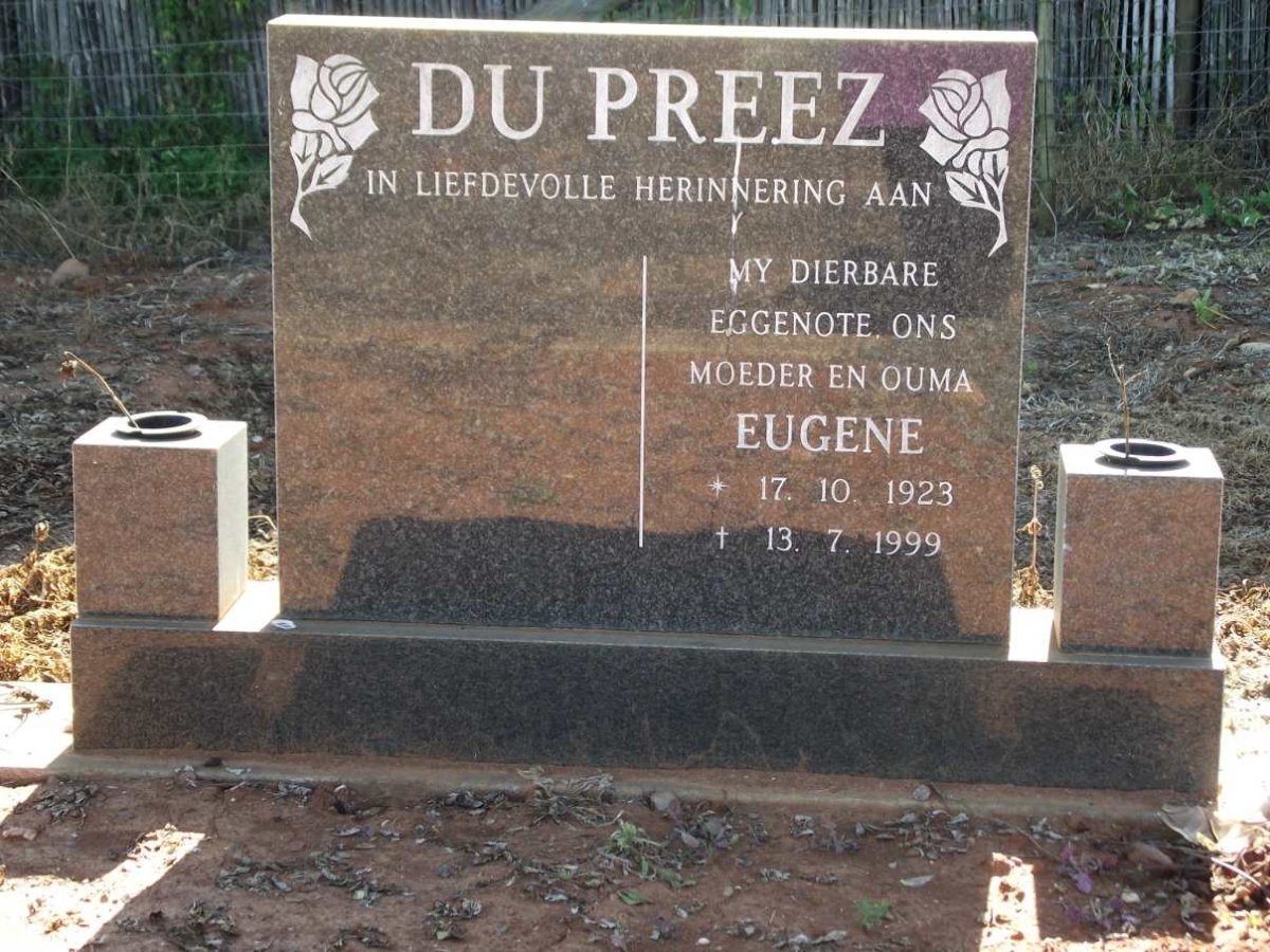PREEZ Eugene, du 1923-1999