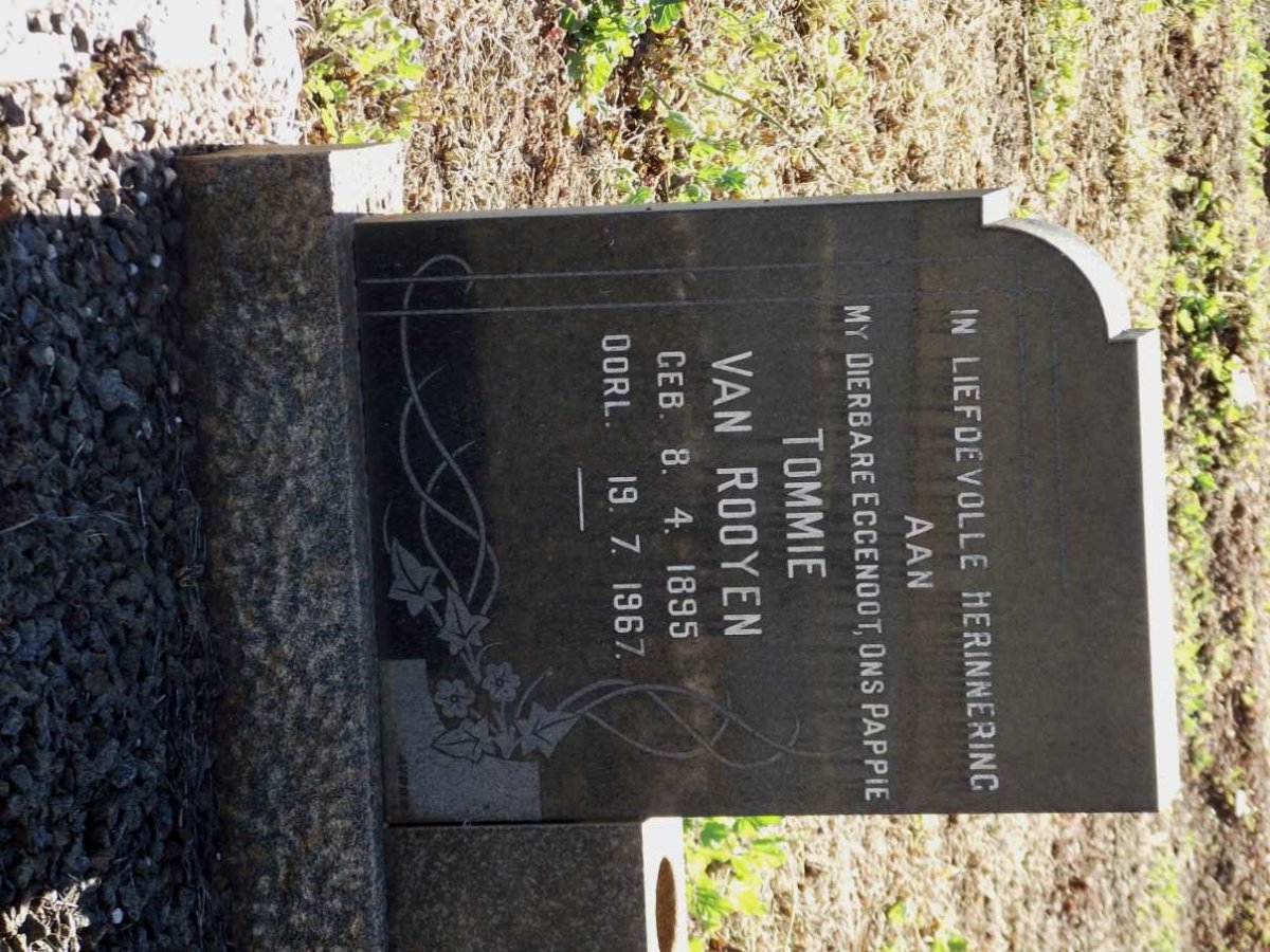 ROOYEN Tommie, van 1895-1967