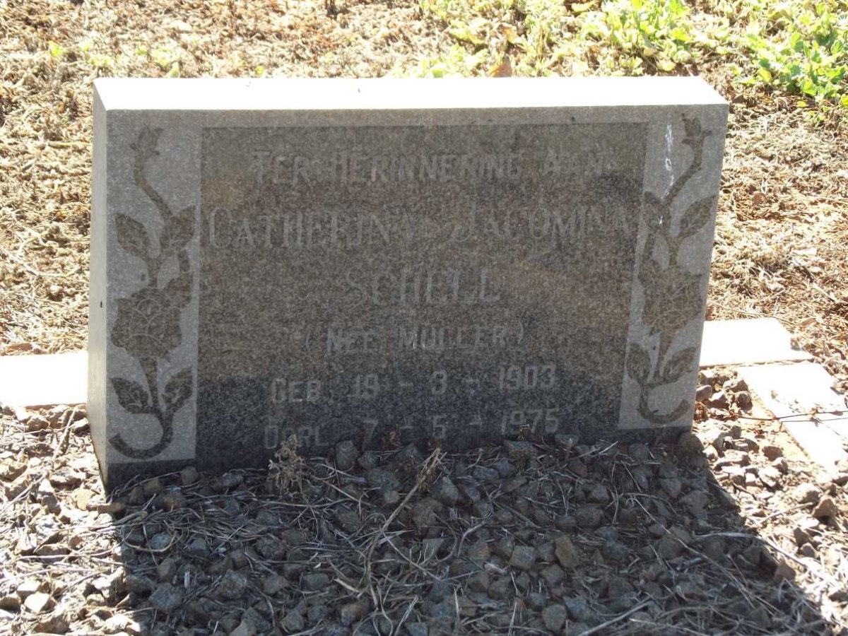 SCHELL Catharina Jacomina MULLER 1903-1975