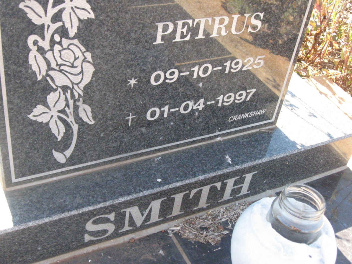 SMITH Petrus 1925-1997