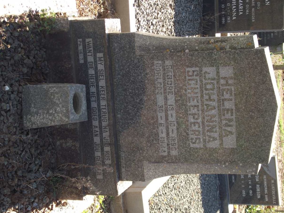 SCHEEPERS Helena Johanna 1890-1924