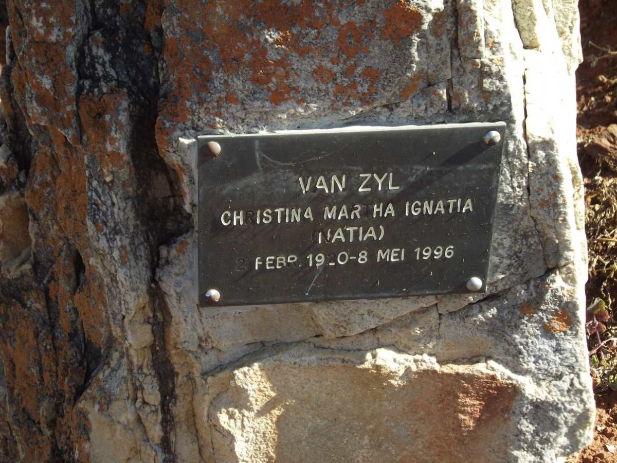 ZYL Christina Martha Ignatia, van 1920-1996
