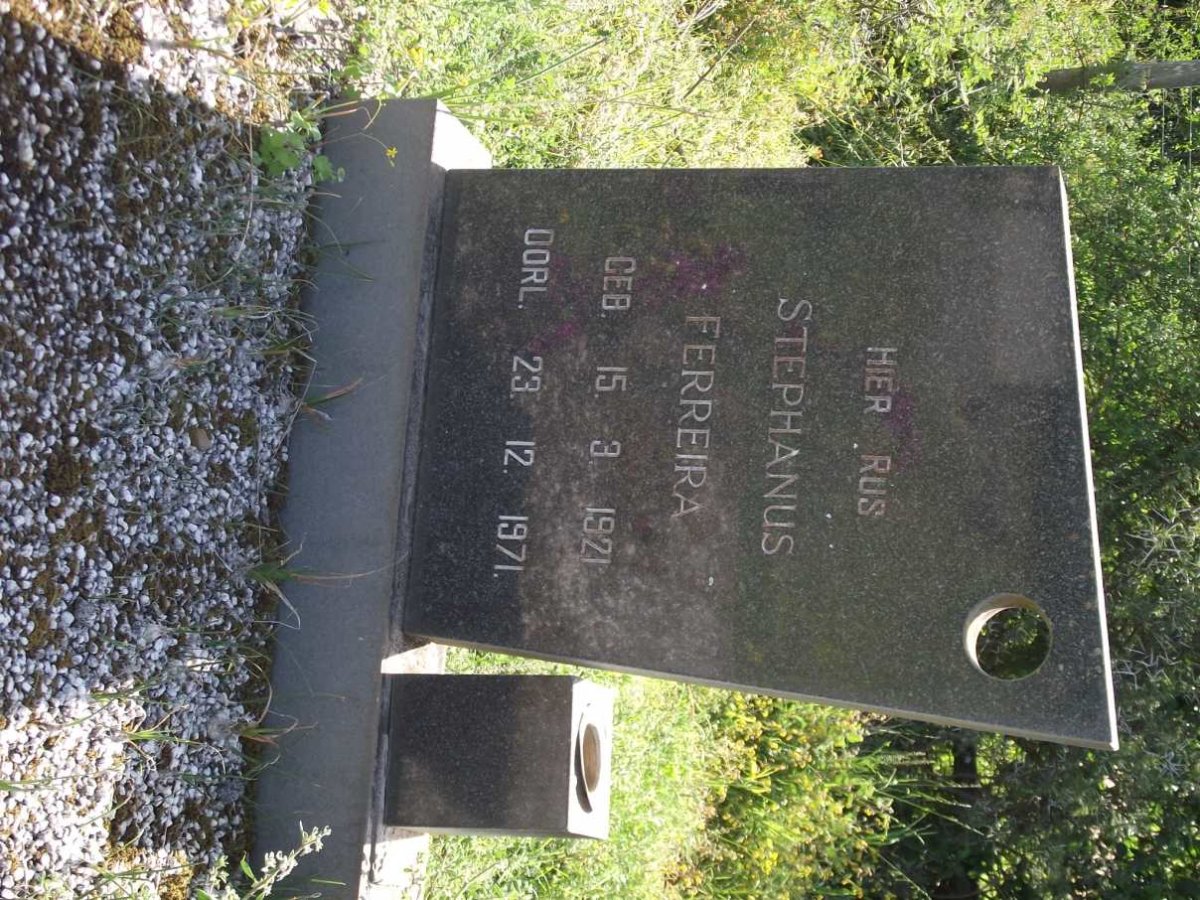 FERREIRA Stephanus 1921-1971