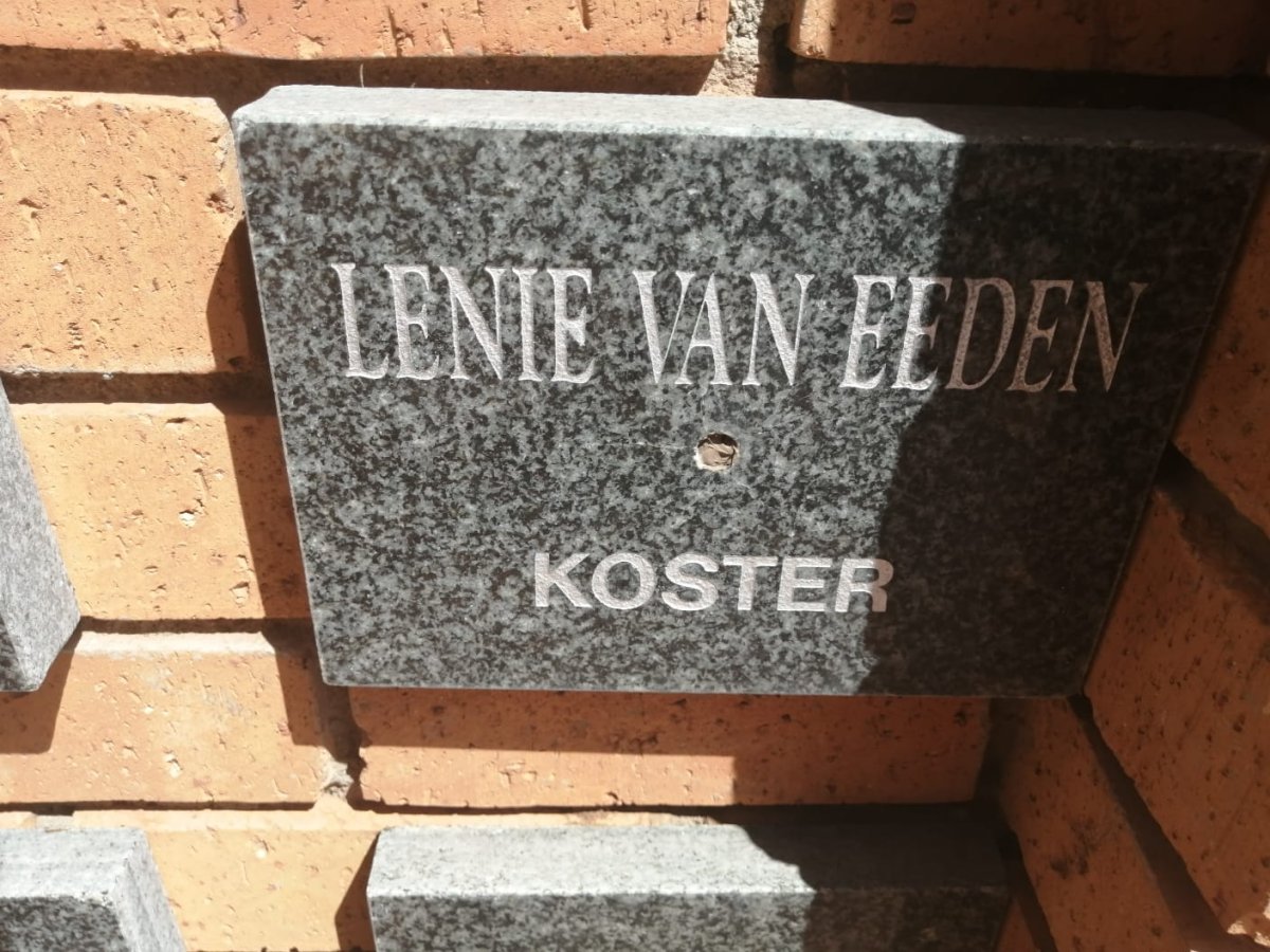 EEDEN Lenie, van