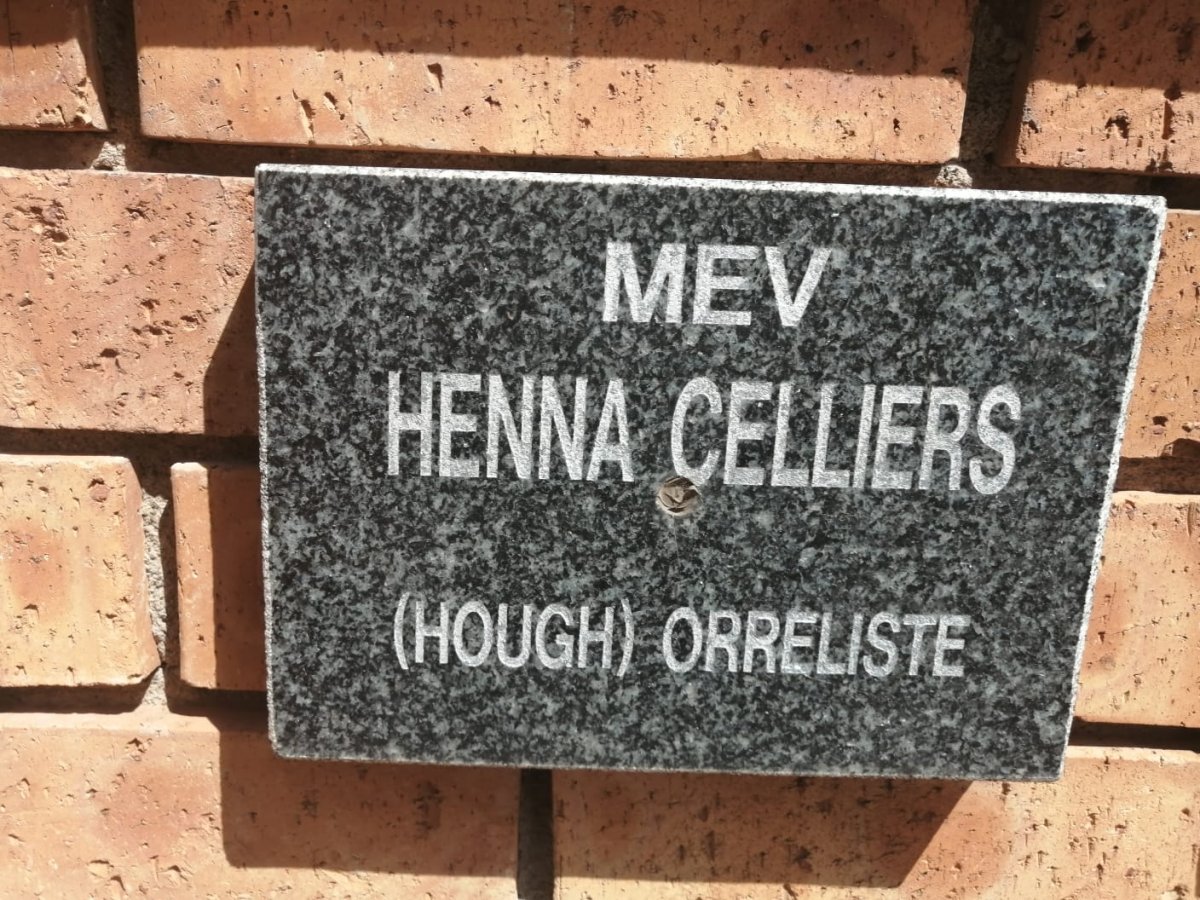 CELLIERS Henna nee HOUGH