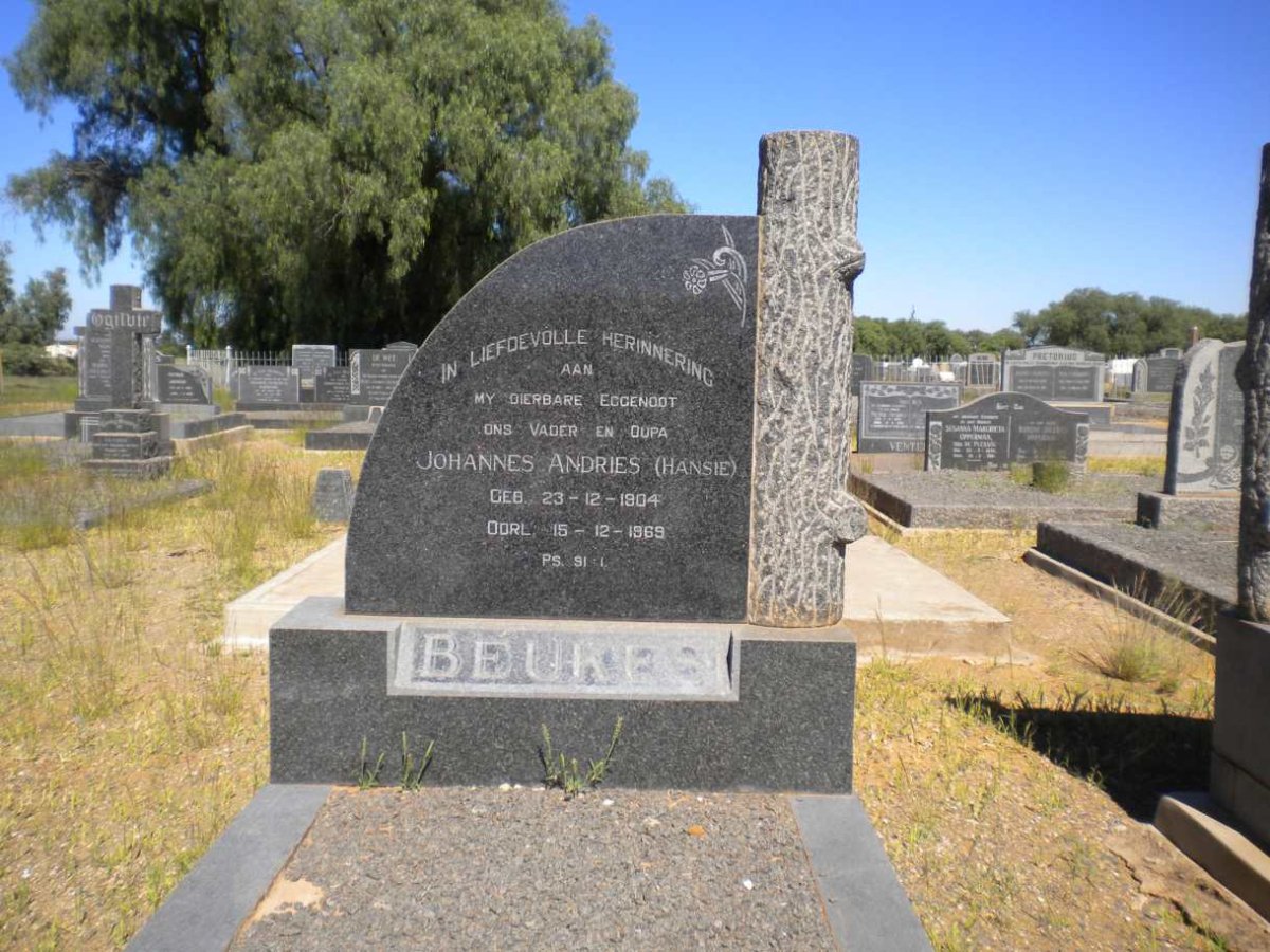 BEUKES Johannes Andries 1904-1969