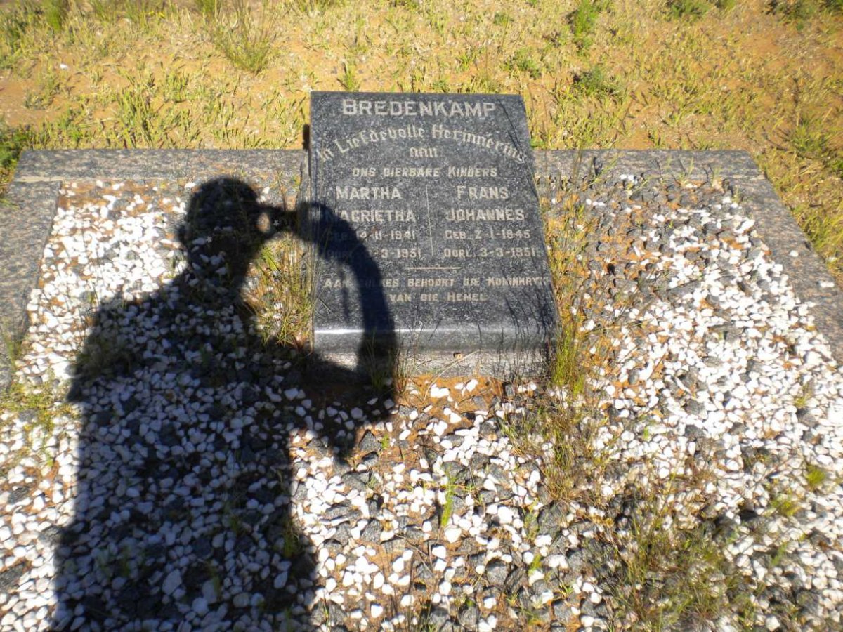 BREDENKAMP Martha Magrietha 1941-1951 :: BREDENKAMP Frans Johannes 1945-1951 