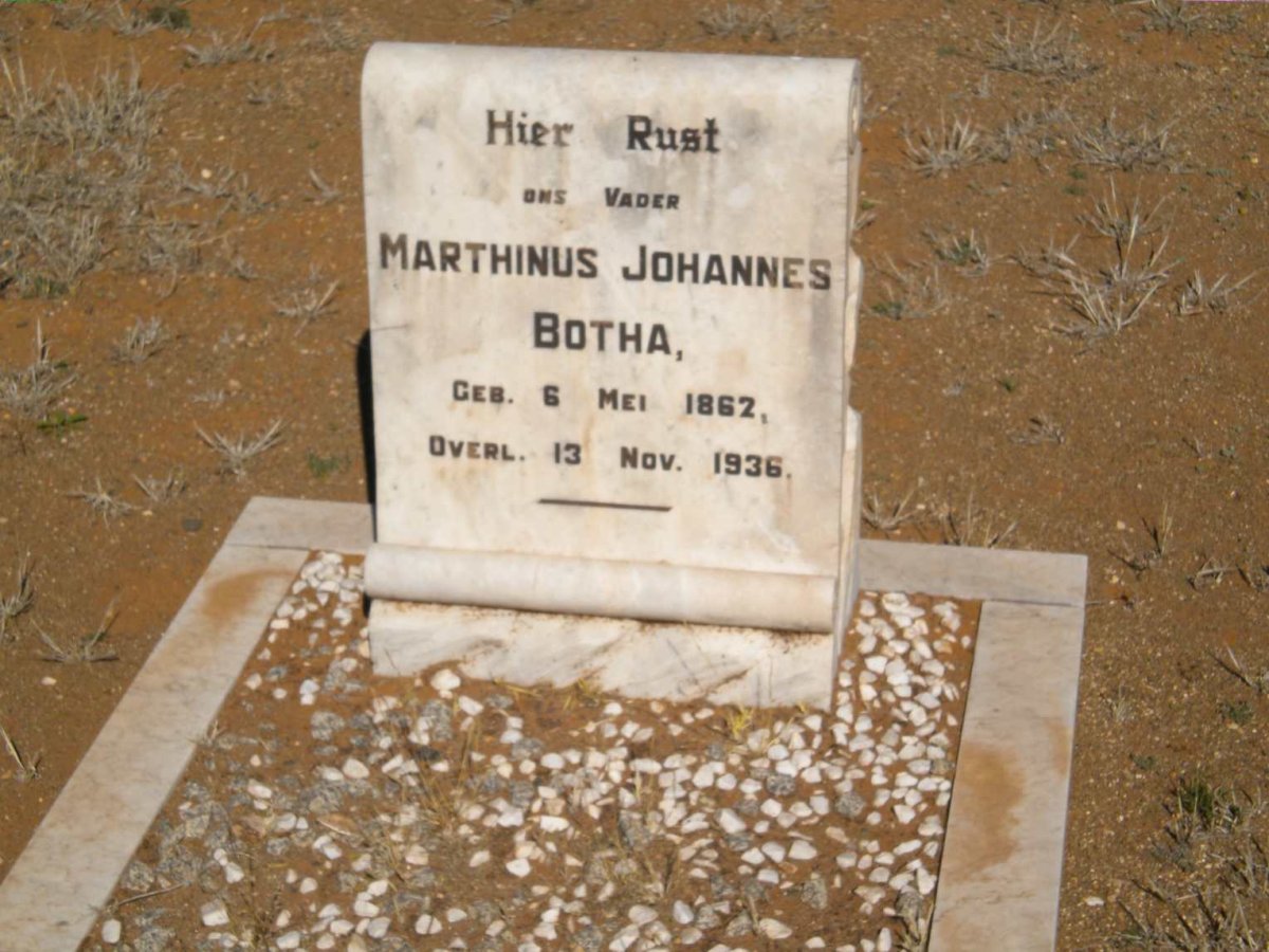 BOTHA Marthinus Johannes 1862-1936