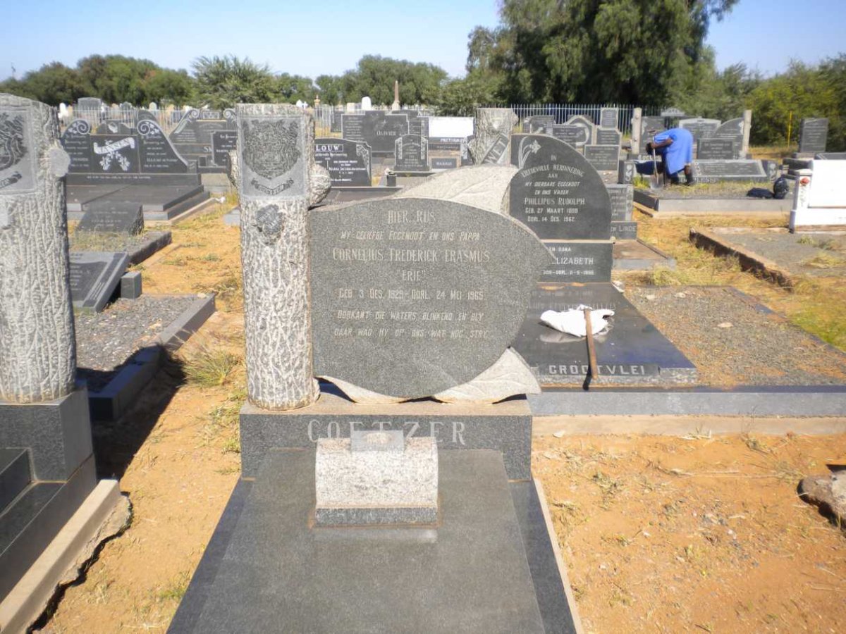 COETZER Cornelius Frederick Erasmus 1929-1965