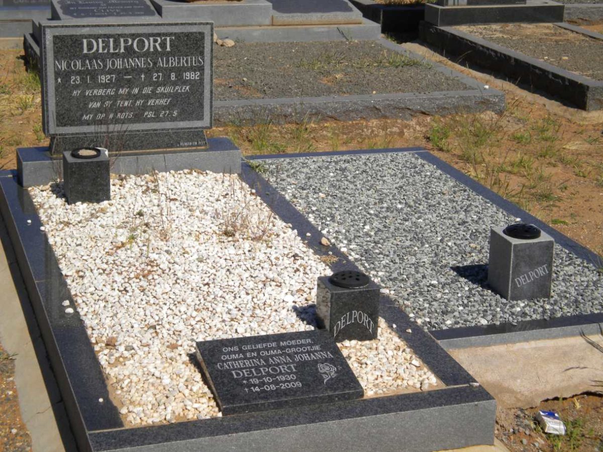 DELPORT Nicolaas Johannes Albertus 1927-1982 &amp; Catherina Anna Johanna 1930-2009