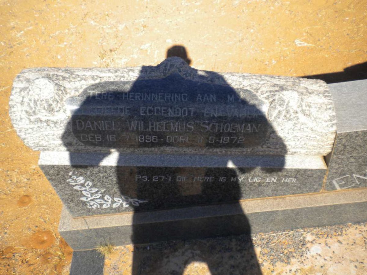 ENGELBRECHT Daniel Wilhelmus Schoeman 1896-1972