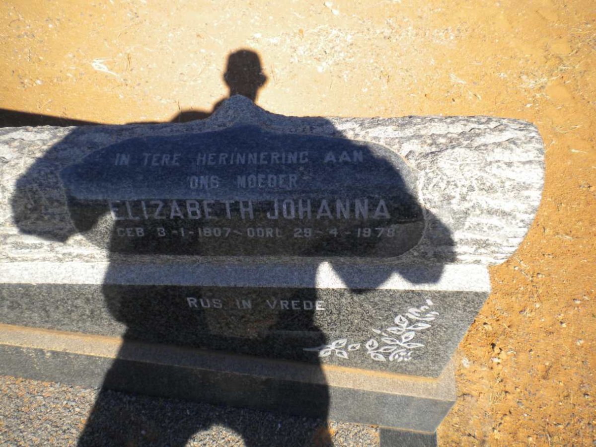 ENGELBRECHT Elizabeth Johanna 1907-1978