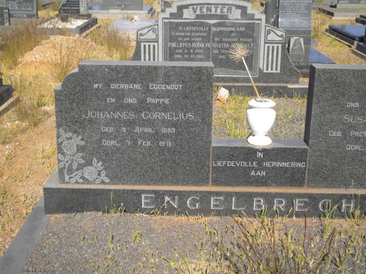 ENGELBRECHT Johannes Cornelius 1893-1971