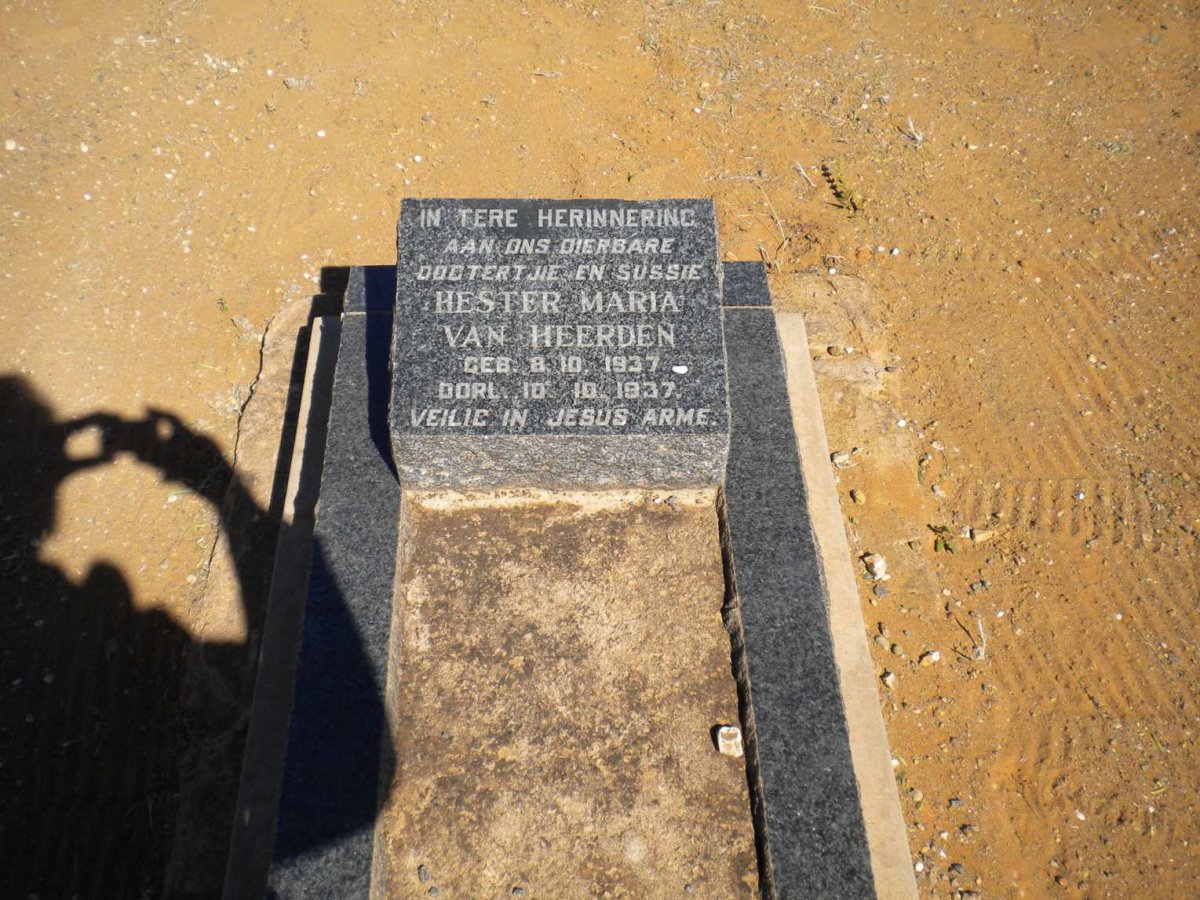 HEERDEN Hester Maria, van 1937-1937