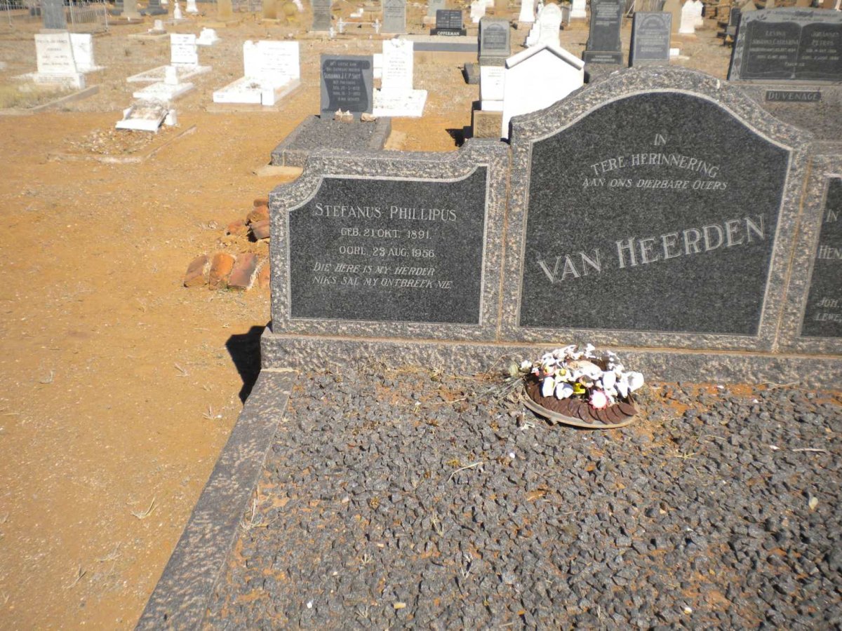 HEERDEN Stefanus Phillipus, van 1891-1956