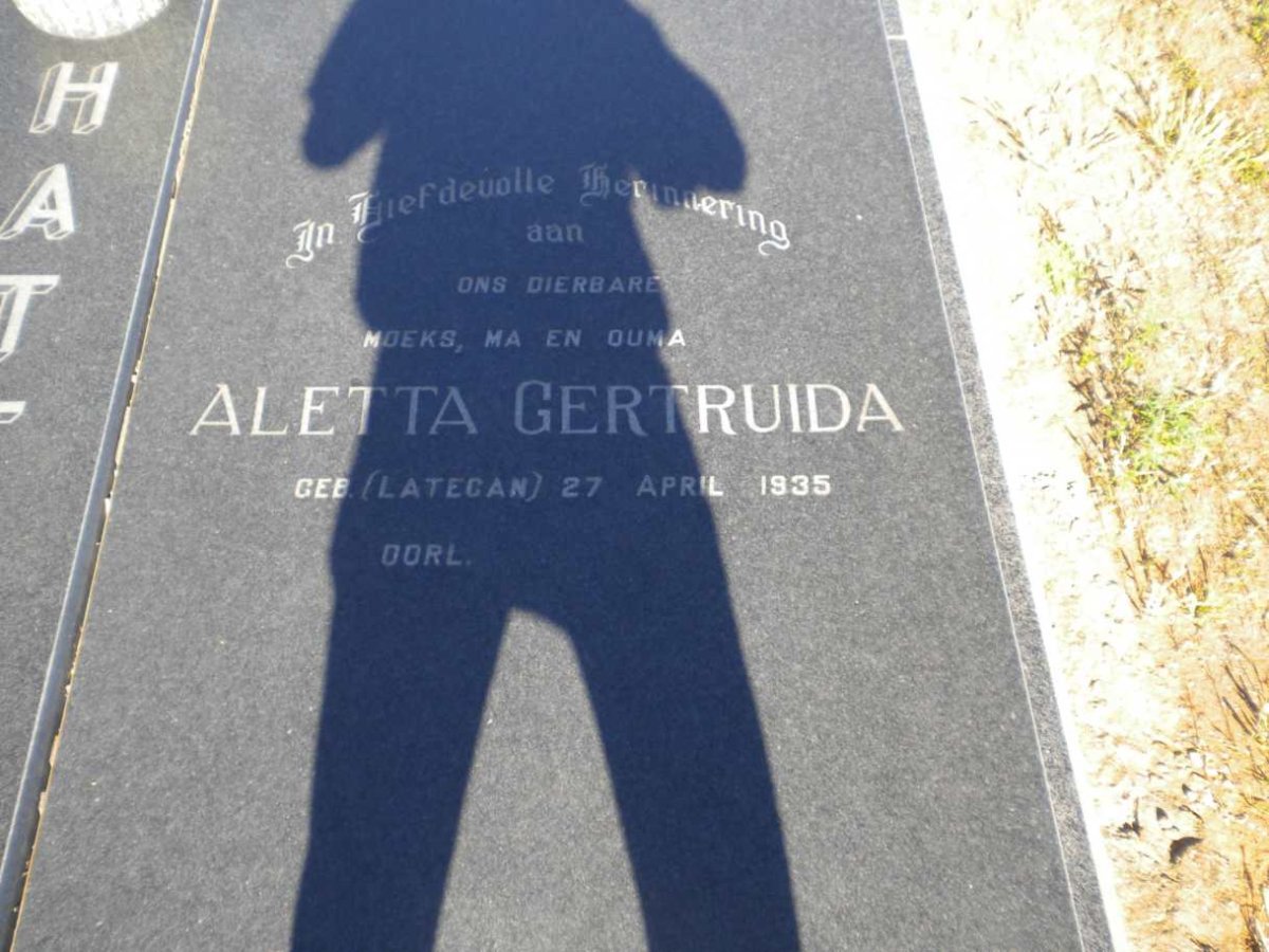HATTING  Aletta Gertruida nee LATEGAN 1935-