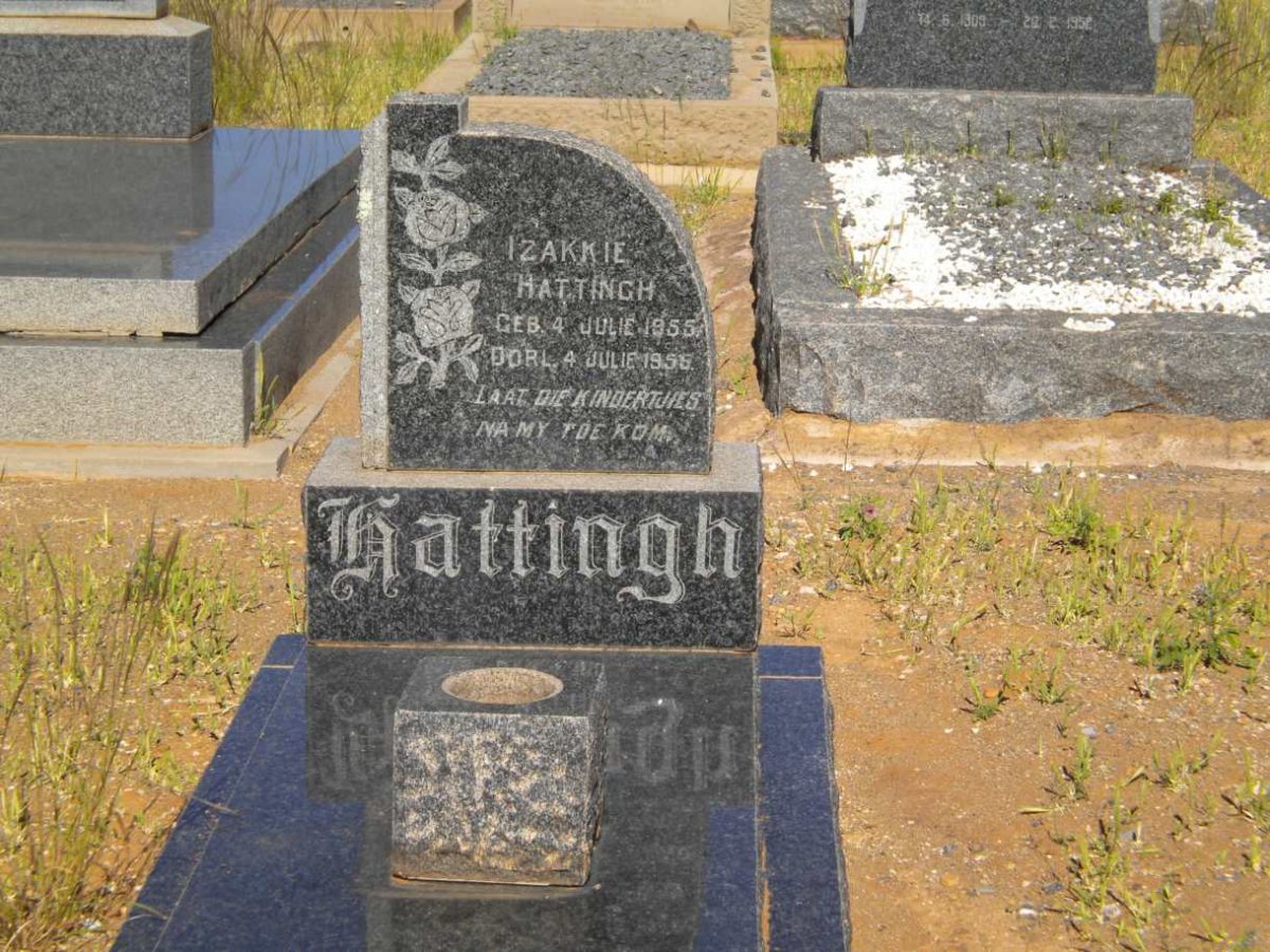 HATTINGH Izakkie 1955-1955