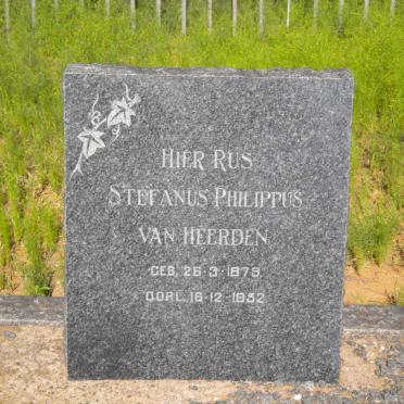 HEERDEN Stefanus Philippus, van 1879-1952