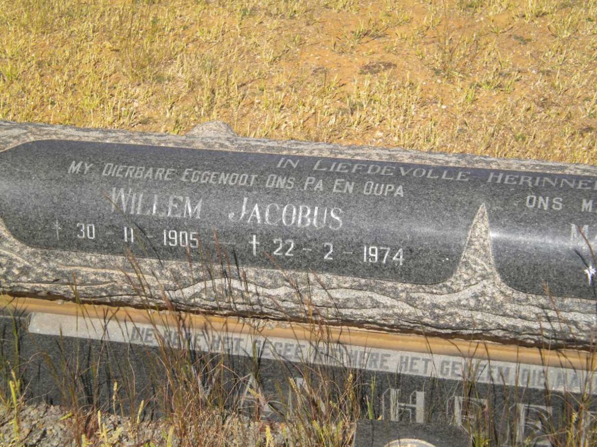 HEERDEN Willem Jacobus, van 1905-1974 