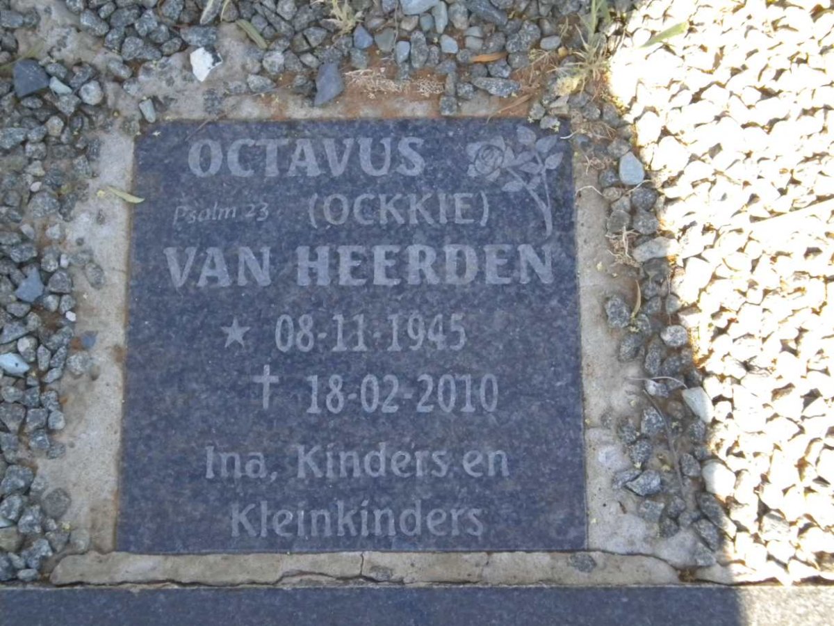 HEERDEN Octavus, van 1945-2010