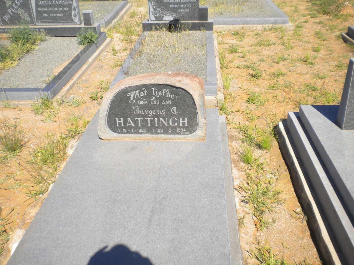 HATTINGH Jurgens C. 1925-1994