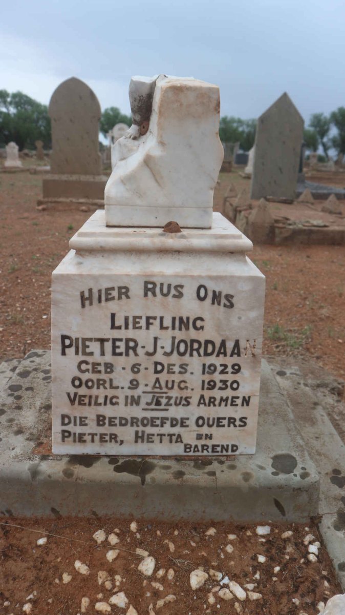 JORDAAN Pieter J. 1929-1930