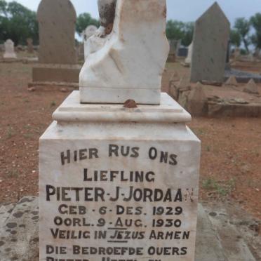 JORDAAN Pieter J. 1929-1930
