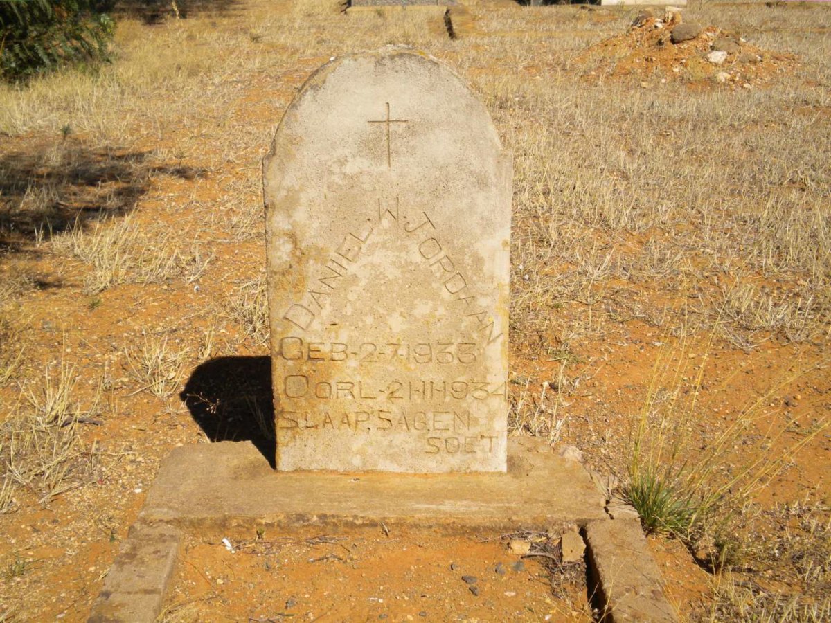 JORDAAN Daniel W. 1933-1934