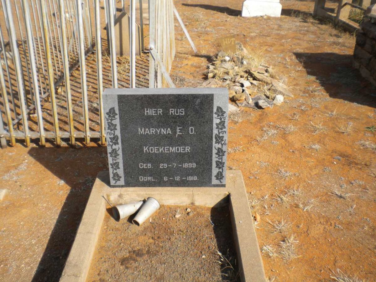 KOEKEMOER Maryna E.O. 1899-1919