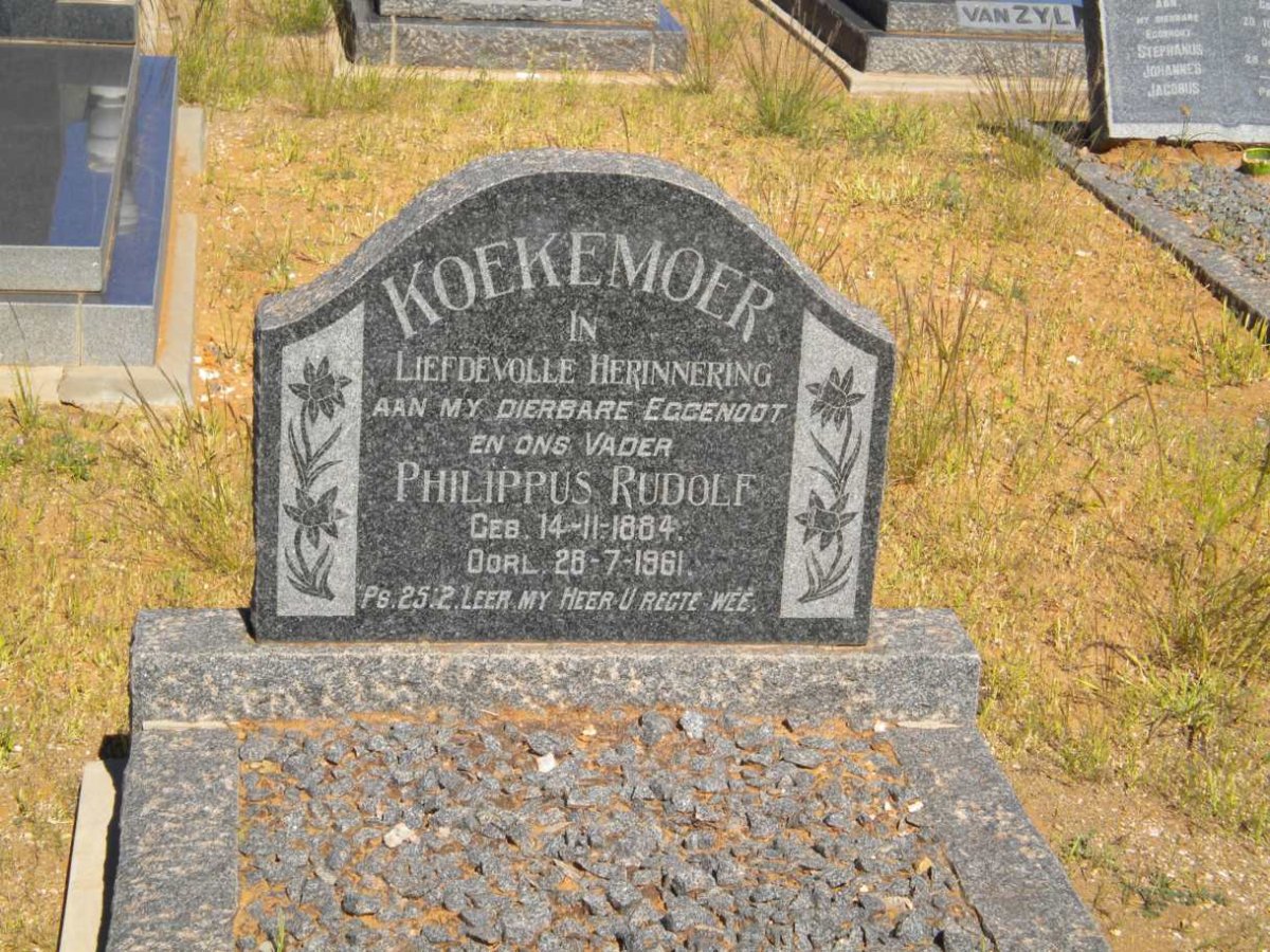 KOEKEMOER Philippus Rudolf 1884-1961