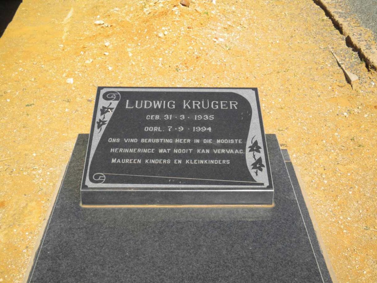 KRUGER Ludwig 1935-1994