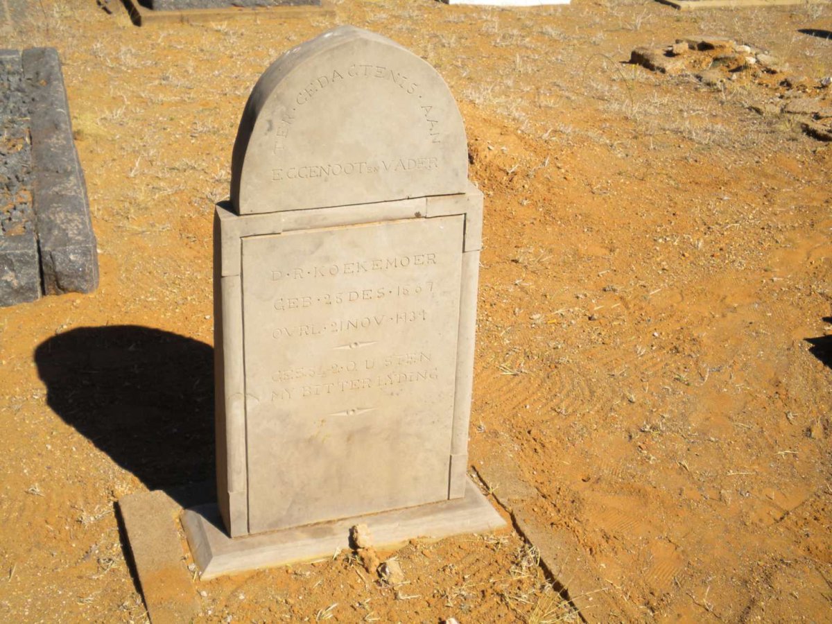 KOEKEMOER D.R. 1857-1939