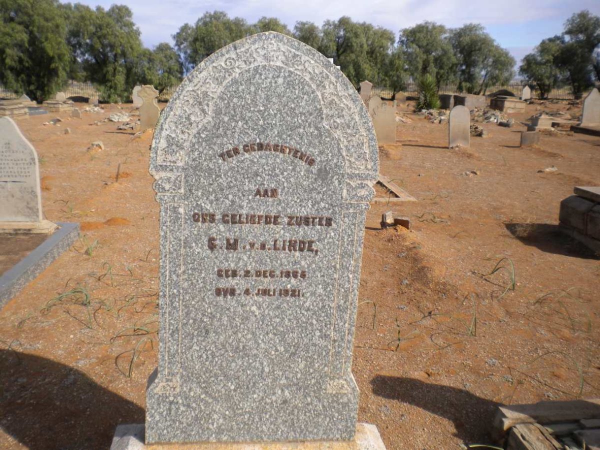 LINDE G.M., v.d. 1865-1921
